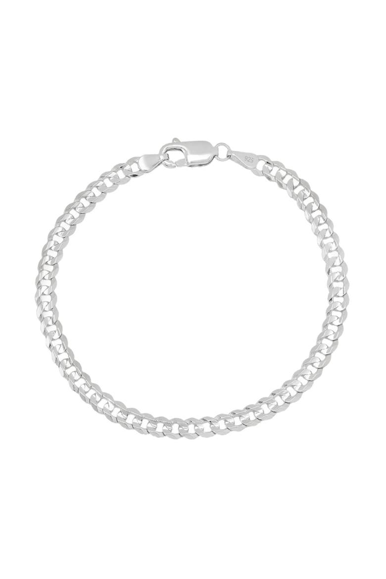 Sterling Silver 5MM Curb Bracelet, Main, color, Silver