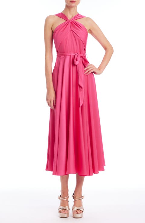 Crossover Midi Dress