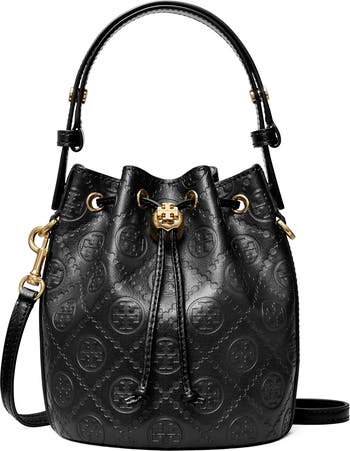 ☆Tory Burch☆Mini T Monogram Debossed Bucket Bag☆関税込み Tory Burch Mini T Monogram Debossed Bucket Bag | Nordstrom