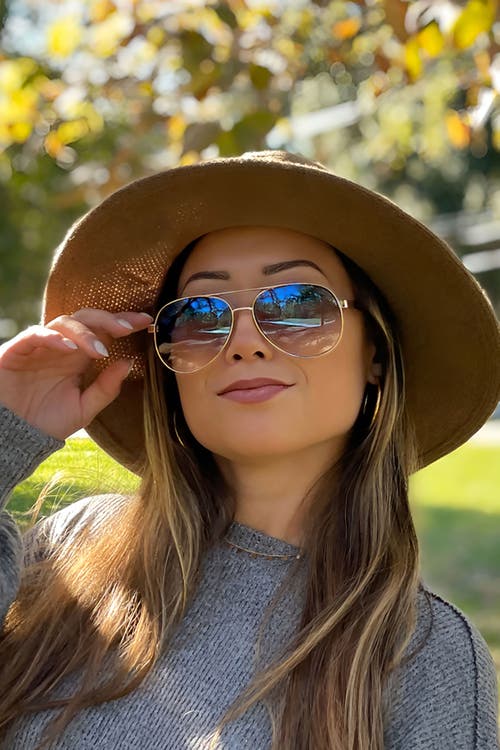Velvet Eyewear Bonnie Sunglasses In Copper