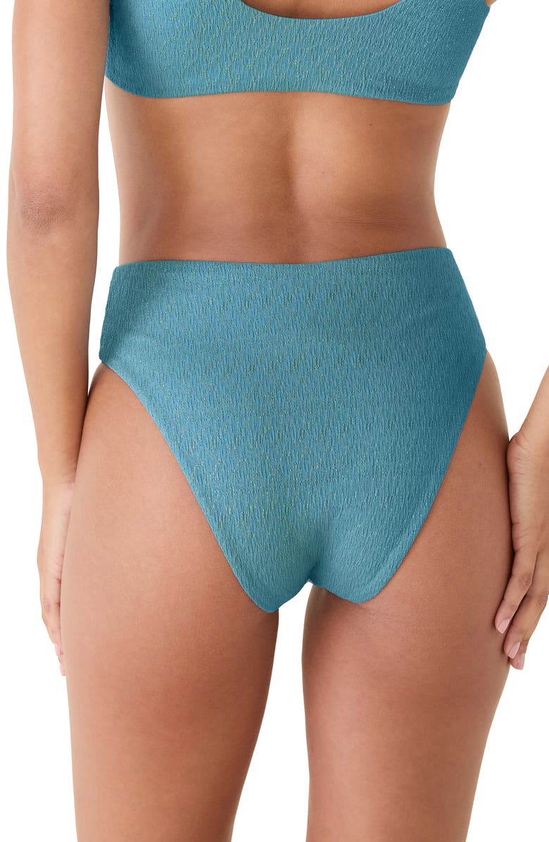 Andie The '90s High Waist Bikini Bottoms, Alternate, color, 