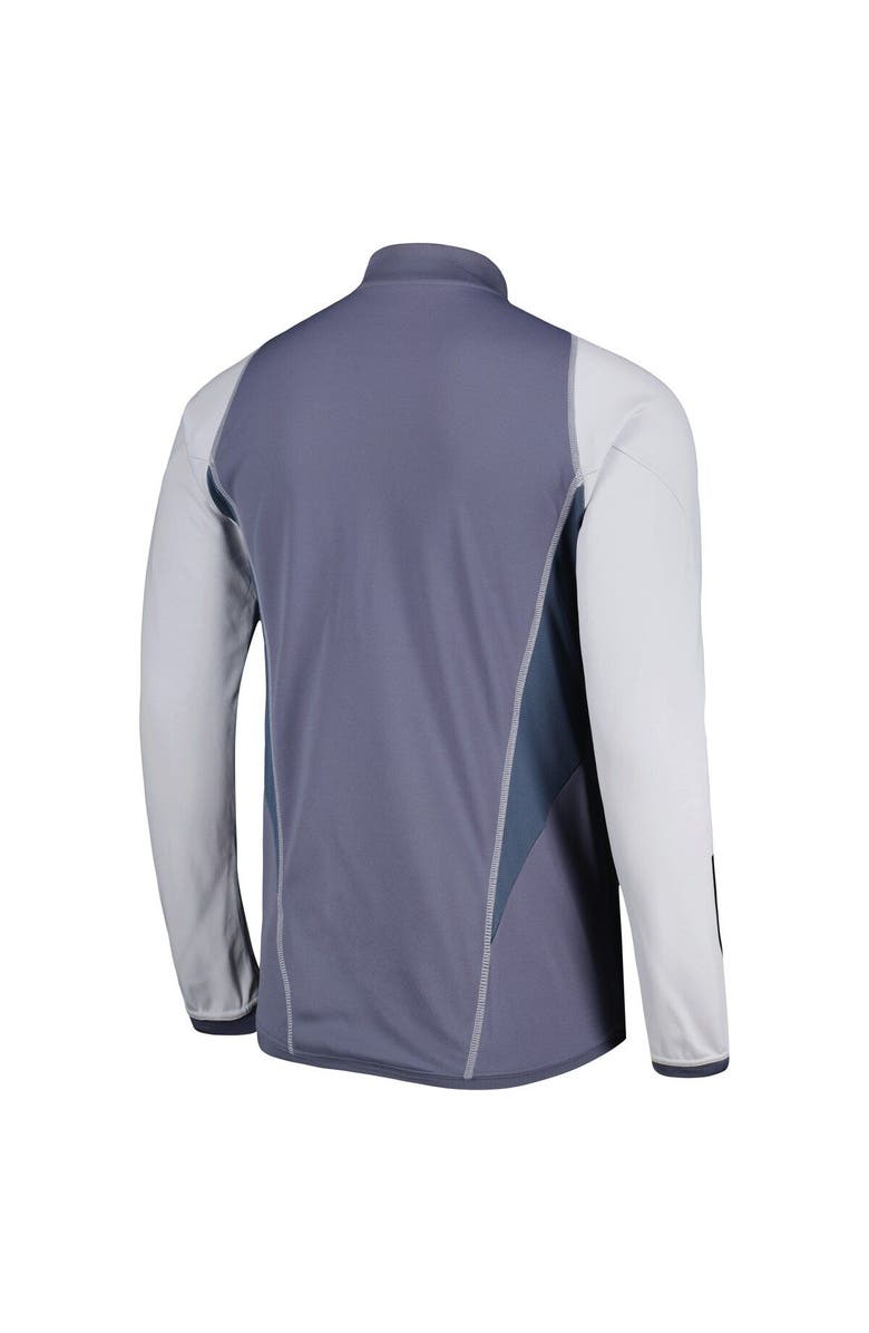 adidas Men's adidas Gray LAFC 2023 On-Field AEROREADY Quarter-Zip Training Top, Alternate, color, Gray