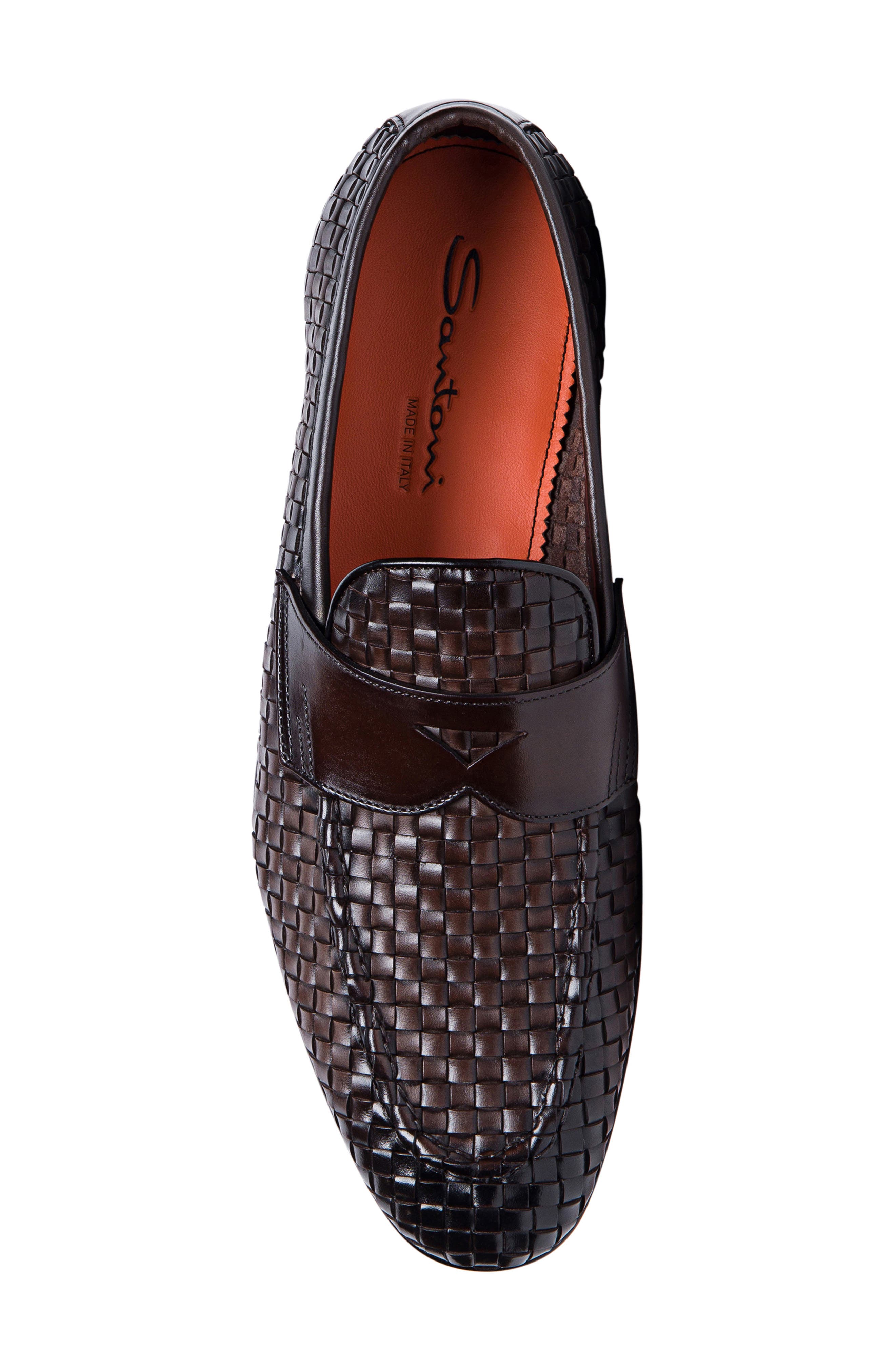 Santoni Gwendal Penny Loafer, Alternate, color, 