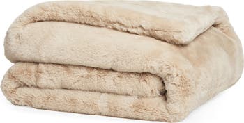 Apparis Shiloh Jumbo Weighted Faux Fur Throw Blanket | Nordstrom