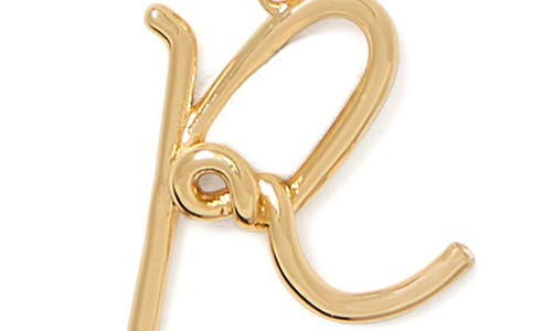 Kate Spade New York Initial Pendant Necklace In Gold - R
