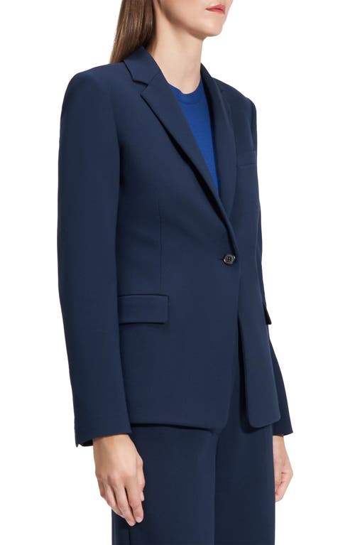 Theory One-button Blazer In Brght Navy