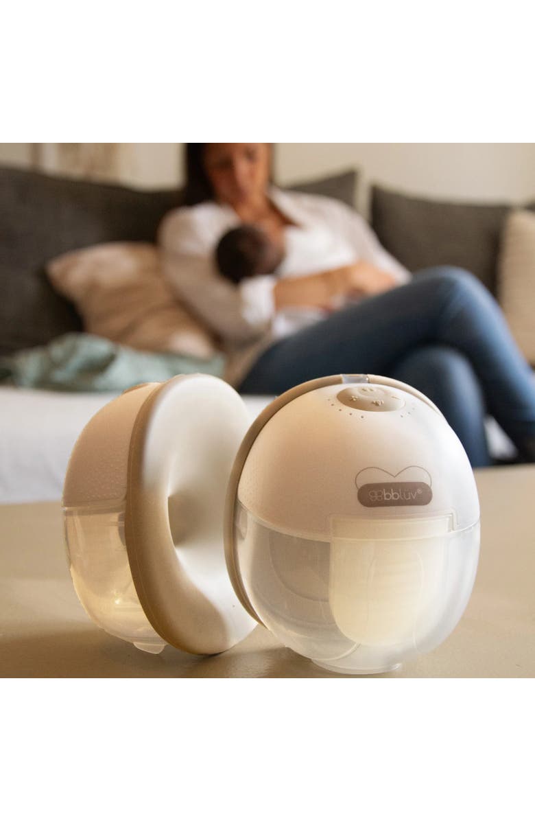 bbluv Mumflow - 2-in-1 Portable Double Heated Breast Pump, Alternate, color, Grey