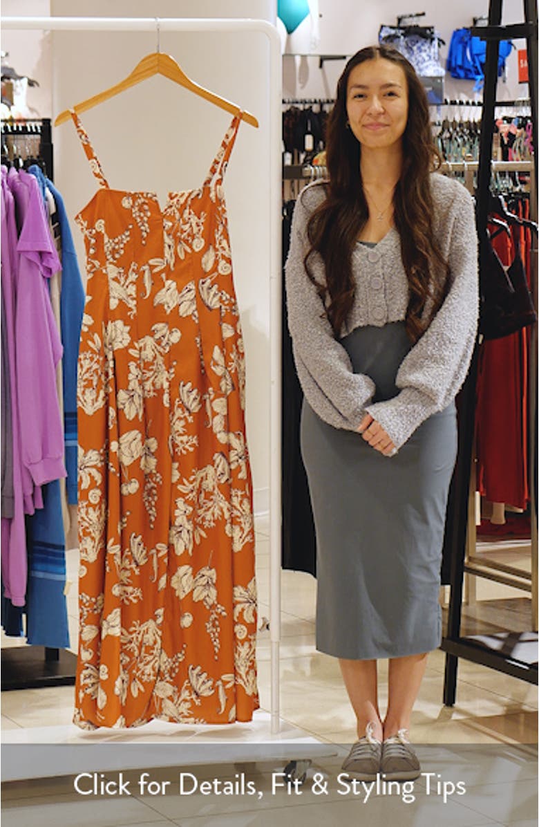 Carisa Sleeveless Flare Maxi Dress, sales video thumbnail