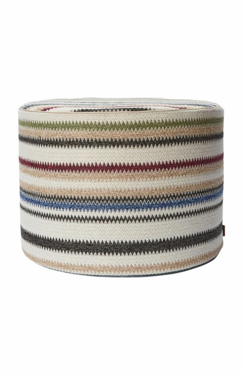 Missoni Home Blurred 40x30 Cm Cylindrical Pouffe in Beige  product