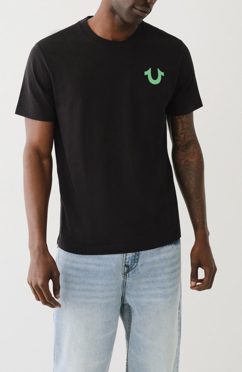 True Religion Blaze Graphic T-Shirt, Main, color, 
