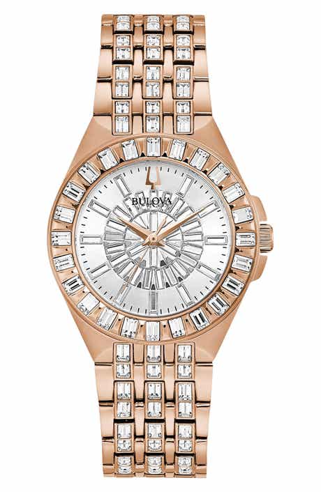 BULOVA Crystal Bracelet Watch, 32mm