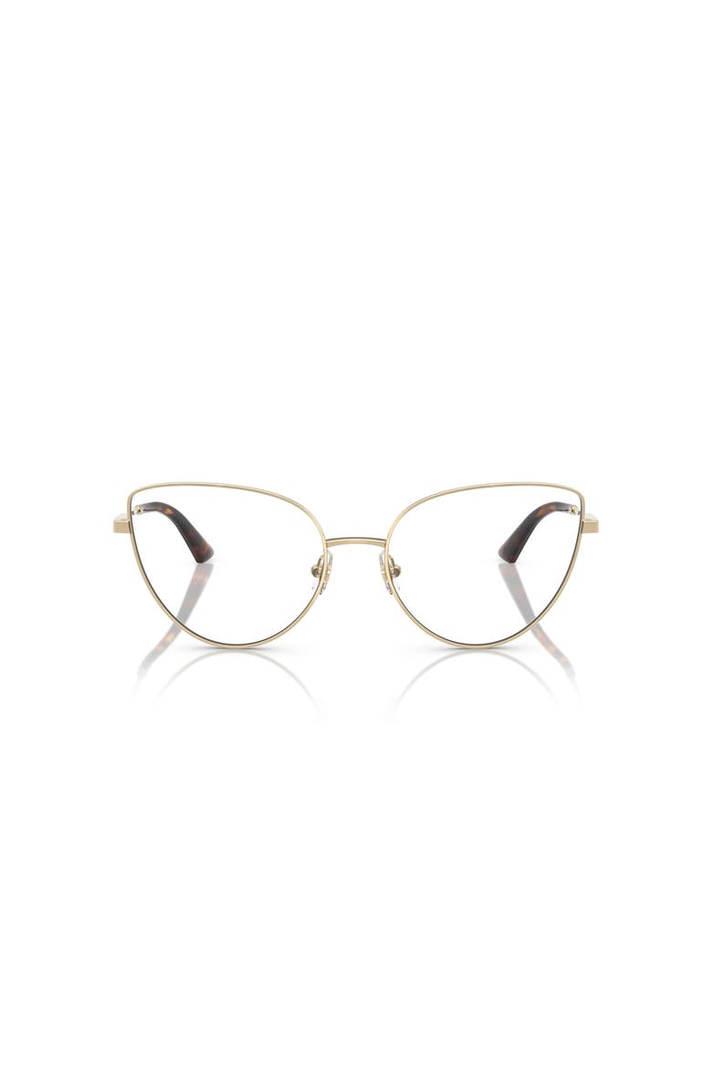 Jimmy Choo 54mm Cat Eye optical glasses, Alternate, color, Gold
