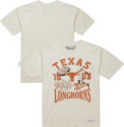 Mitchell & Ness Men's Mitchell & Ness Cream Texas Longhorns Heritage Scholar T-Shirt
