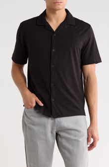 DENIM AND FLOWER Short Sleeve Camp Shirt