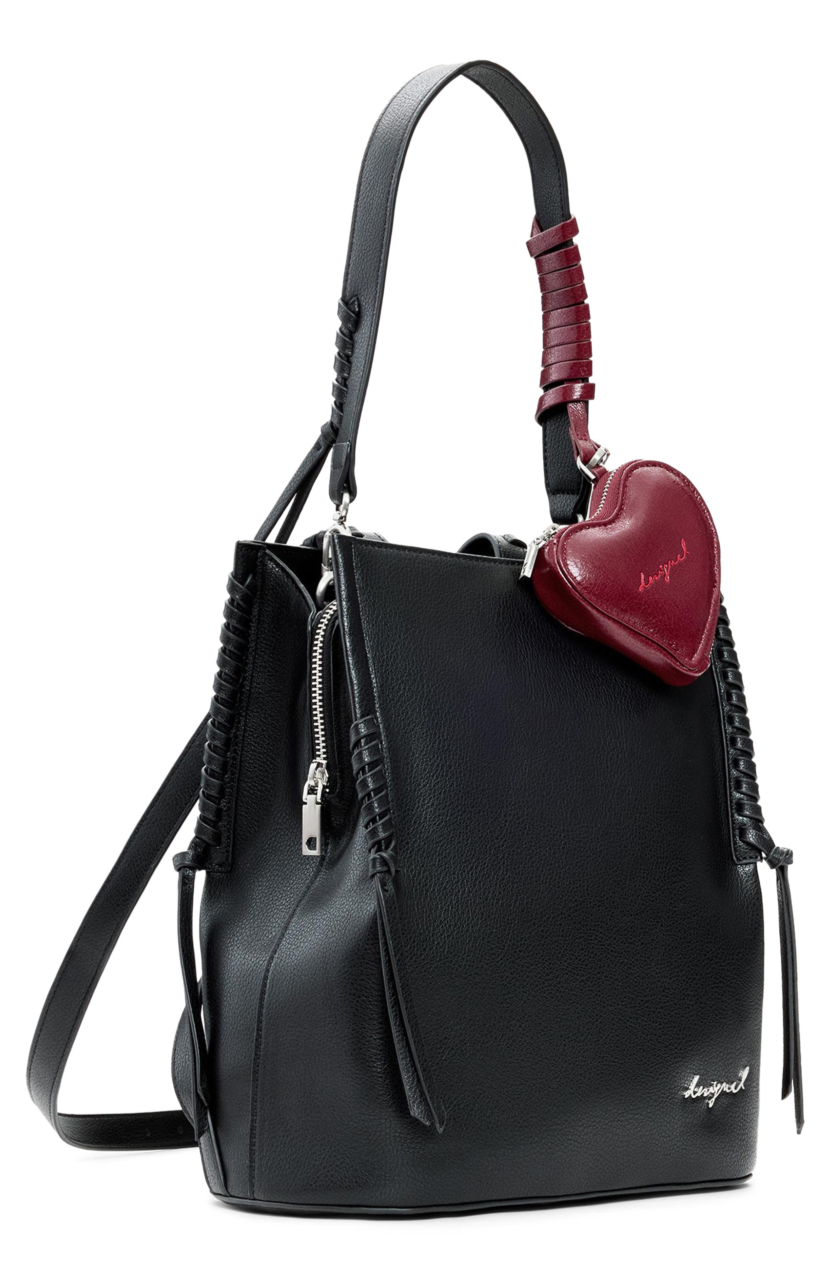 Desigual Medium Faux Leather Backpack, Alternate, color, 