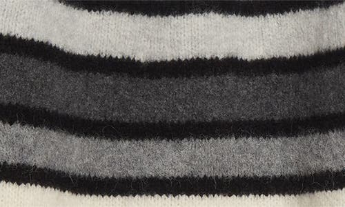 Proenza Schouler Danea Stripe Cashmere Blend Turtleneck Sweater In Multi