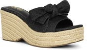 SHUSHOP Ingrid Platform Espadrille Slide Sandal
