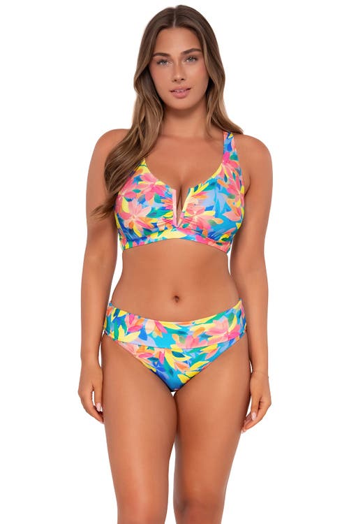 Sunsets Hannah High Waist In Shoreline Petals