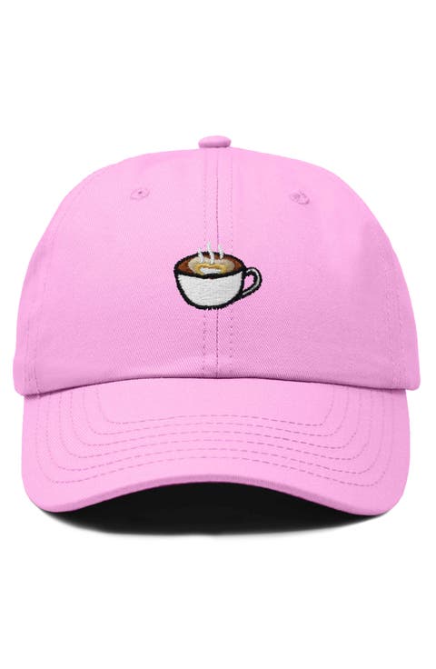 Cappuccino Embroidered Casual Cap