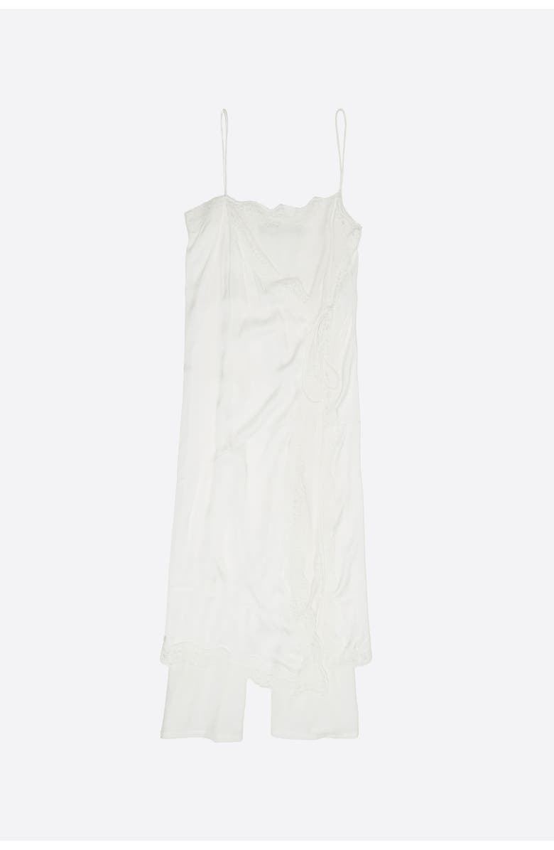 Bimba y Lola Off-White Lace Skirt-Trouser Hybrid, Alternate, color, Off White
