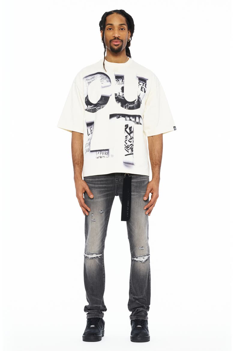 Logo Graphic Boxy Top, Alternate, color, WINTER WHITE