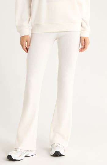 X By Gottex Ribbed Flare Leggings In Multi