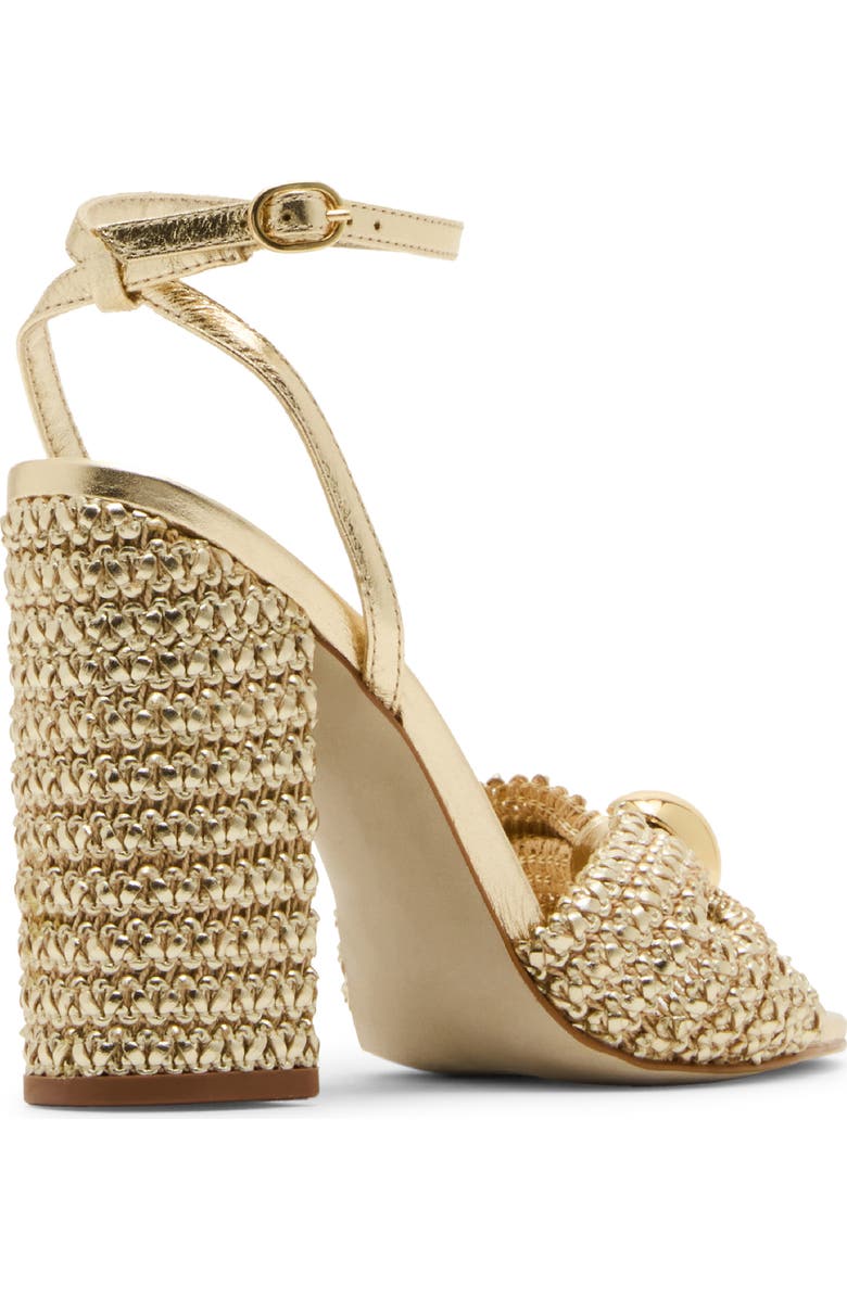 Steve Madden Cheyla Ankle Strap Sandal, Alternate, color, Gold