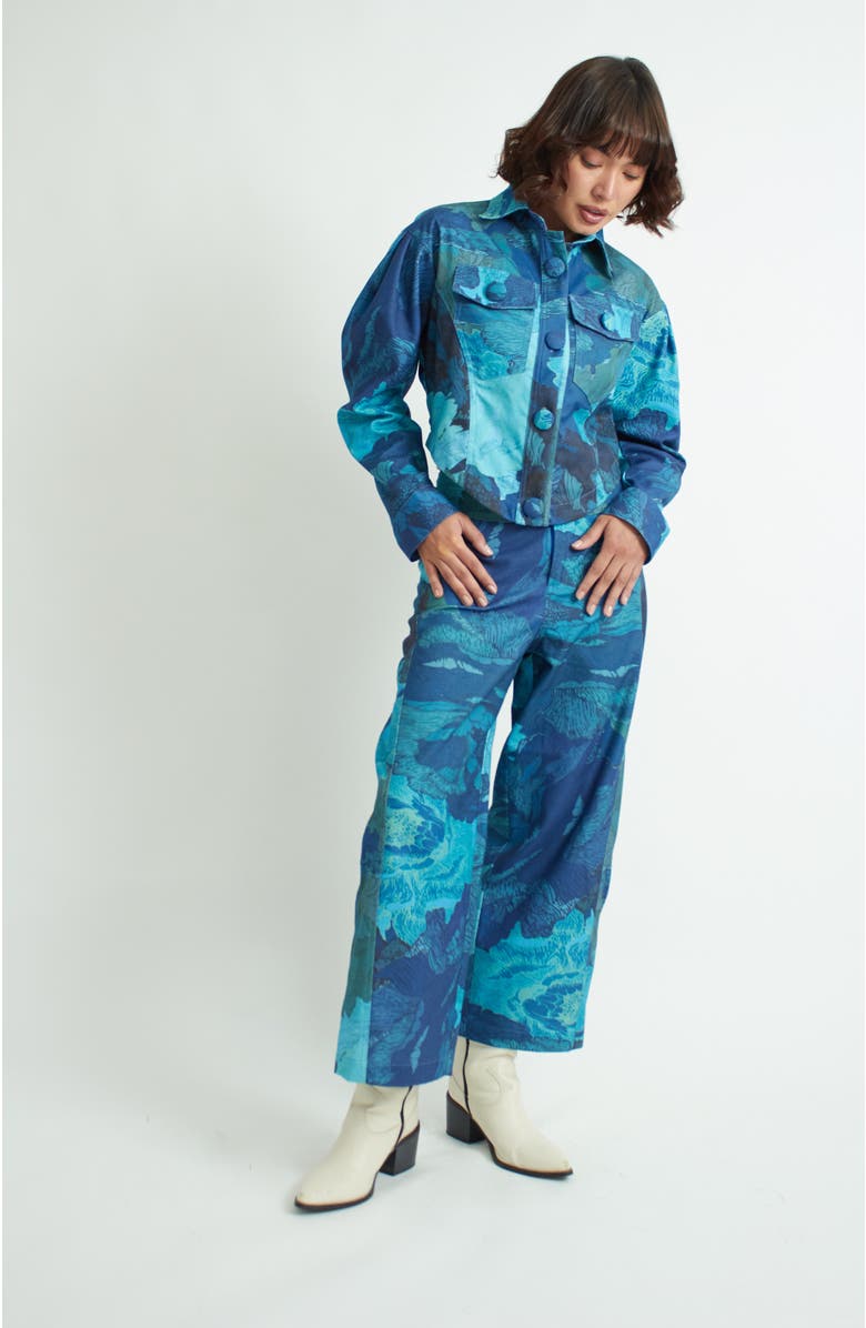 Florencia Davalos Bliss Pant, Alternate, color, Floral Camo