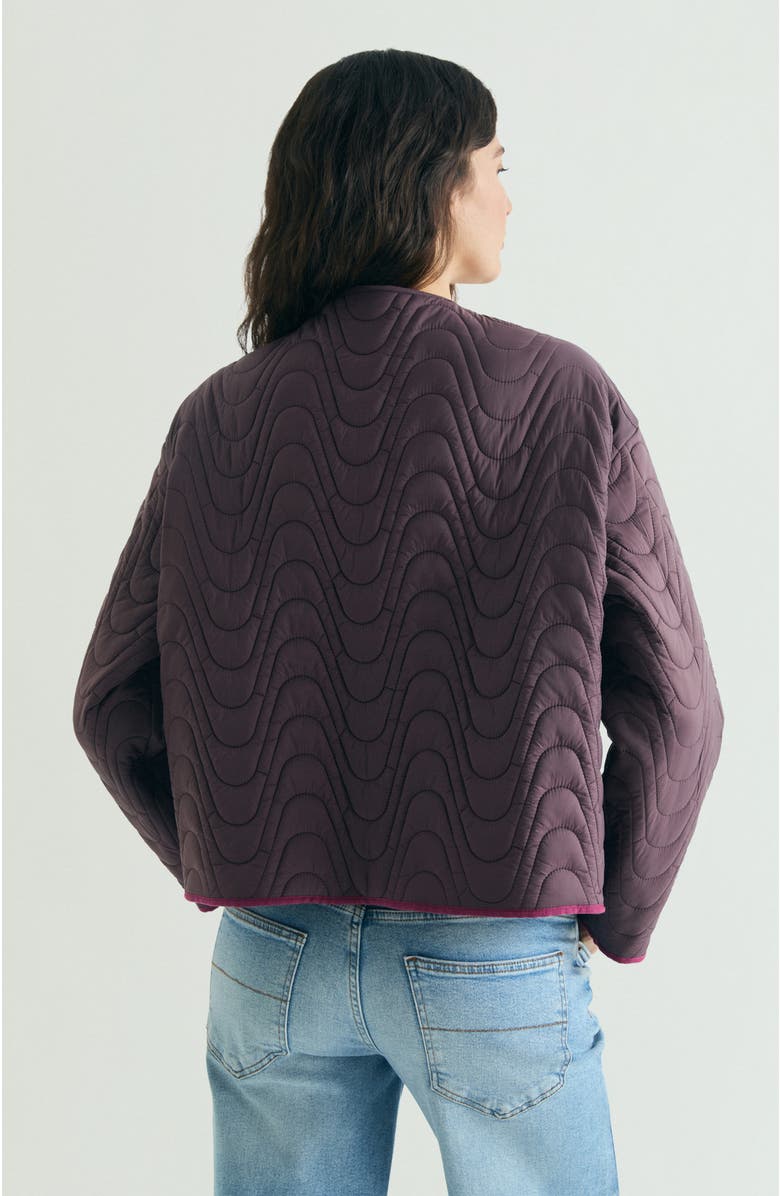 Scalpers Reversible Padded Jacket, Alternate, color, Mauve