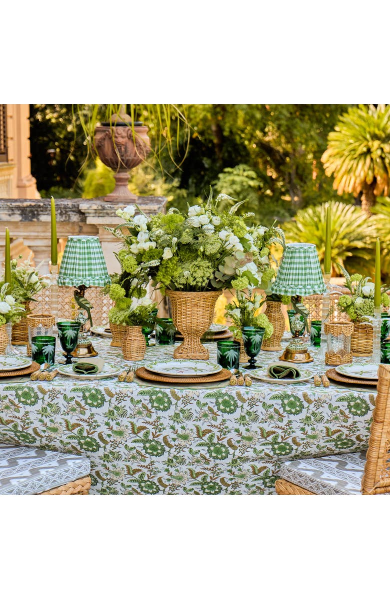 Mrs. Alice Emerald Palm Tree Wine Glasses, Alternate, color,