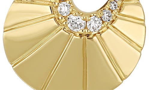 Bony Levy Kiera Large Curve Stud Earrings In Gold
