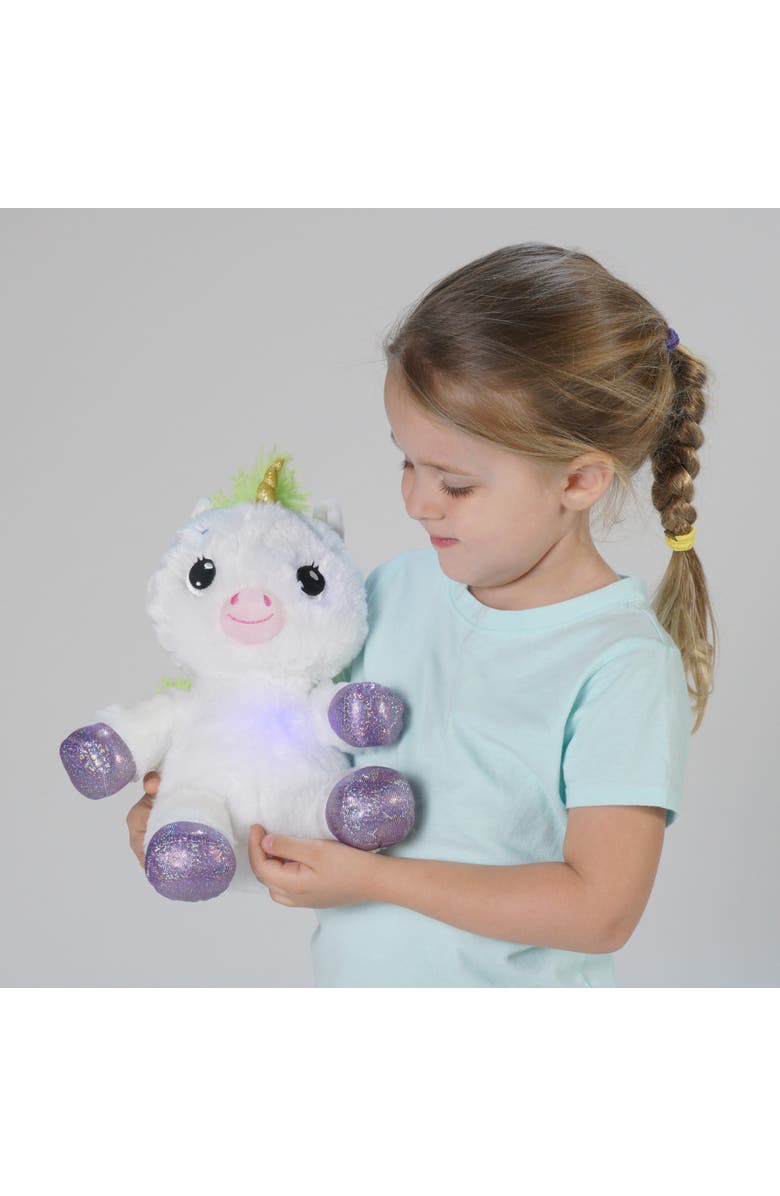 Happpy Nappers Lullabrites Unicorn Musical Light Up Plush, Alternate, color, Multicolored