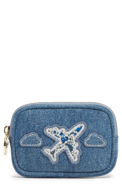 Airplane Patch Micro Pouch