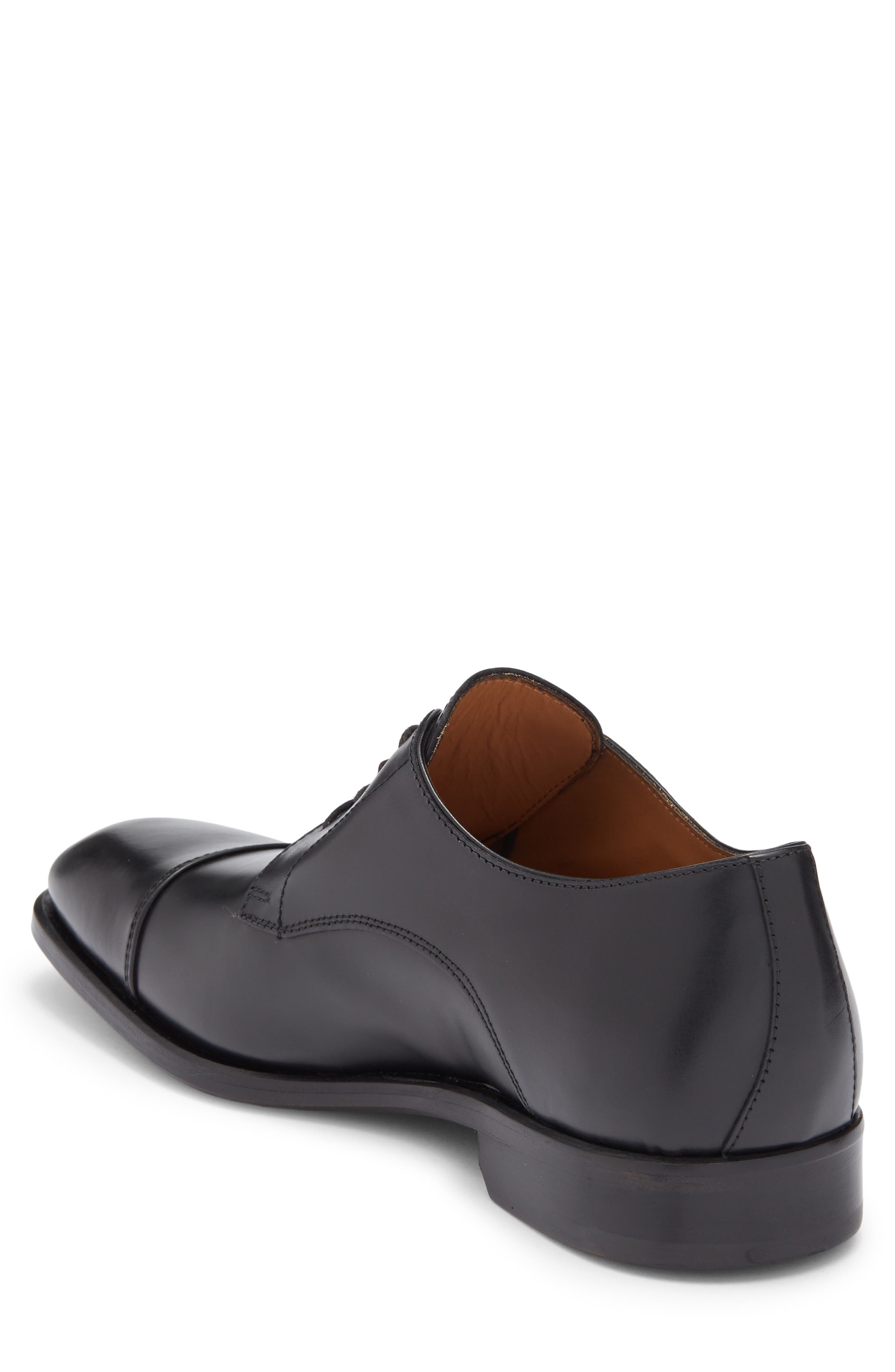 ANTONIO MAURIZI Cap Toe Derby, Alternate, color, Nero