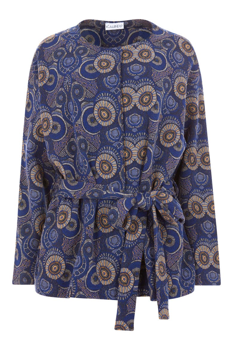 Nouakchott Jacquard Jacket, Alternate, color, BLUE
