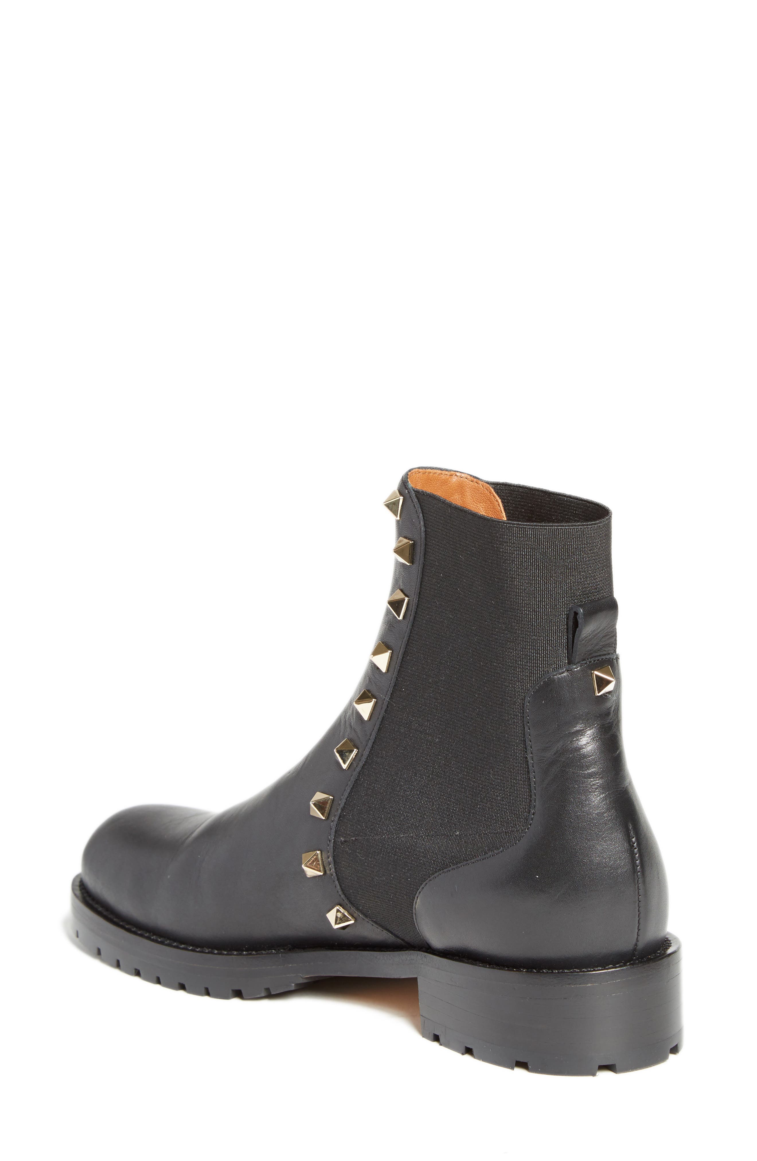 Beatle Rockstud Boot, Alternate, color, BLACK