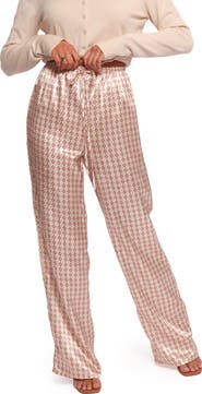 Petal & Pup Danae Wide Leg Satin Pants