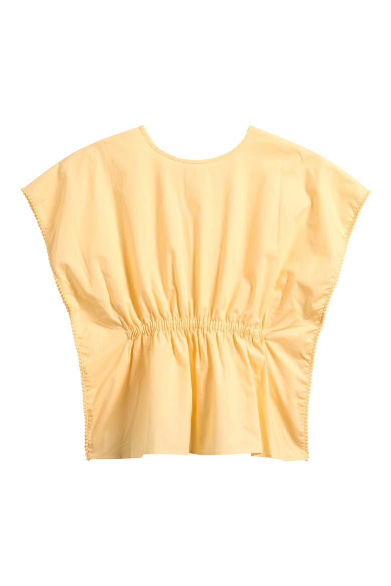 Kids' Cotton Swim Cover-Up, Alternate, color, MARGARINE