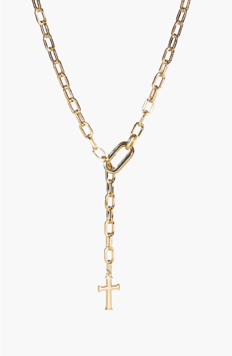 Rizen Jewelry Chain Breaker Convertible Wrap Necklace / Bracelet, Main, color, 18K Gold Plated