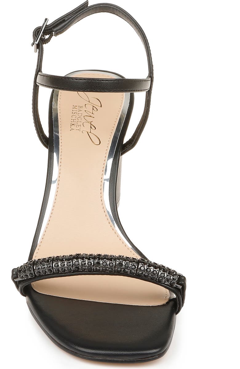 Jewel Badgley Mischka Charlee Block Heel Sandal, Alternate, color,