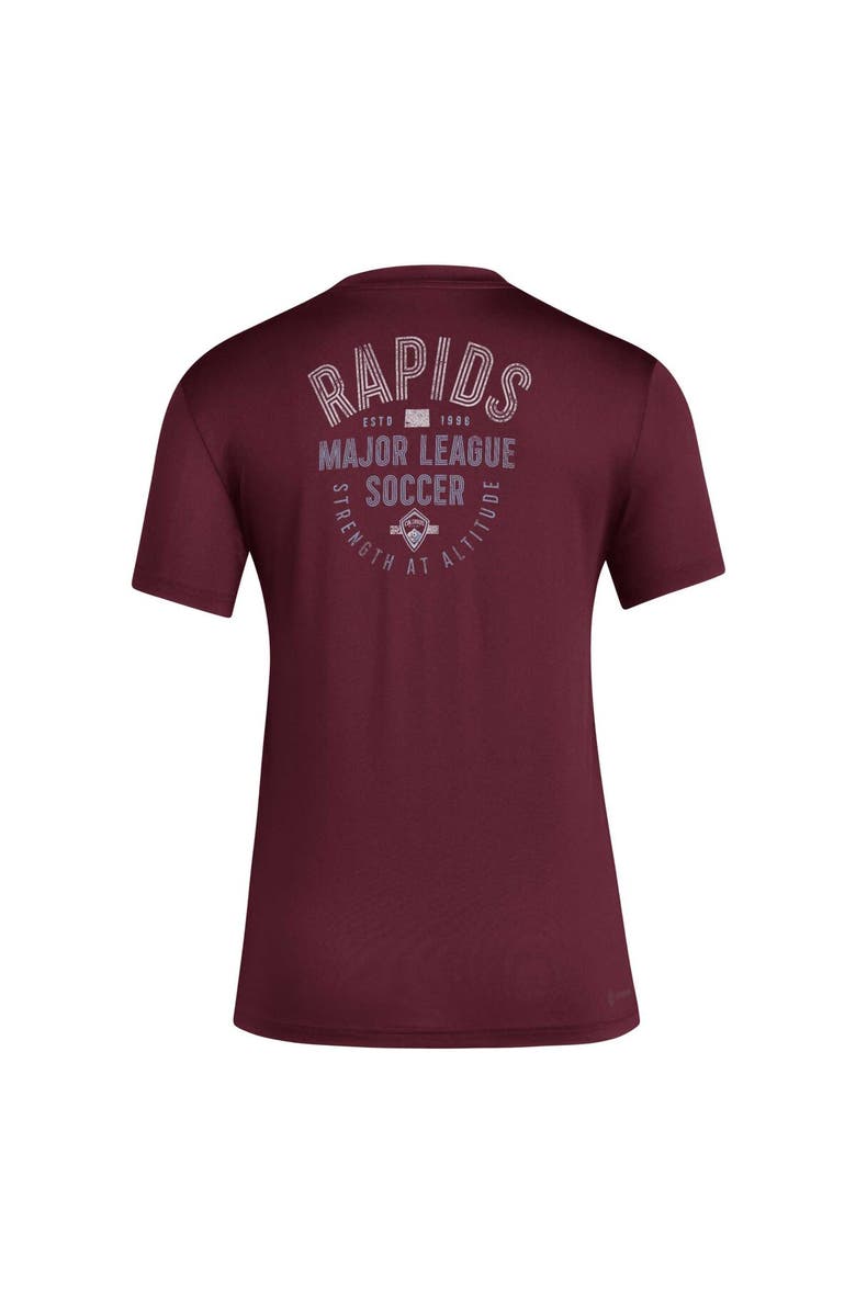 adidas Women's adidas Burgundy Colorado Rapids Local Stoic AEROREADY T-Shirt, Alternate, color, 