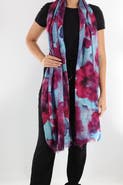 La Fiorentina Watercolor Print Scarf