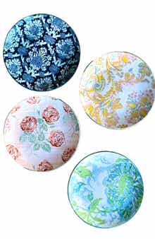 Set of 4 Assorted Salad Plates