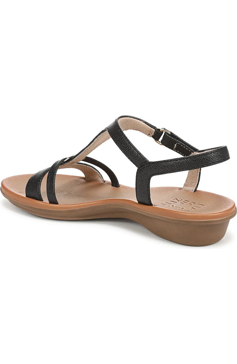 Naturalizer Sofia Sandal, Alternate, color, Black Pebbled Faux Leather
