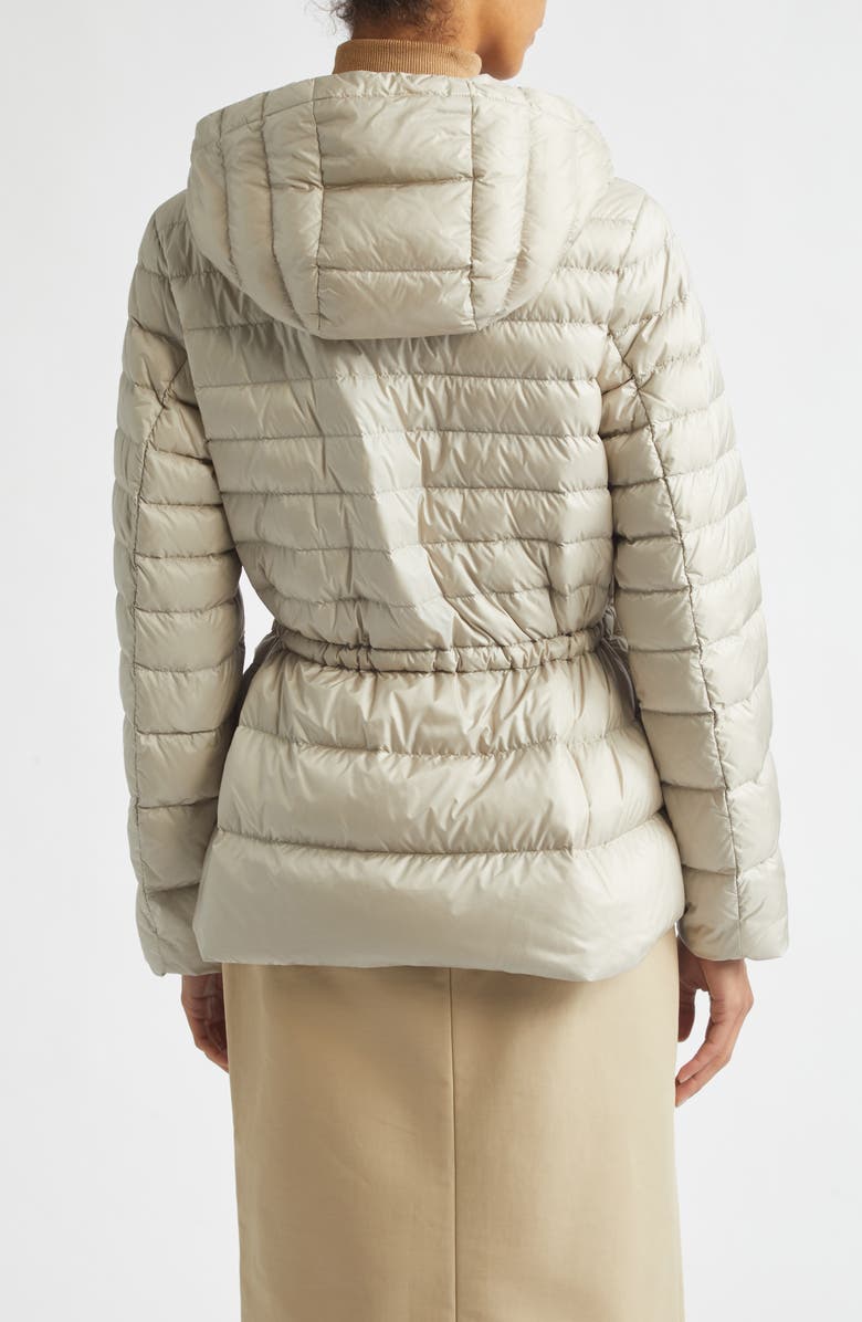 Moncler Raies Quilted Down Puffer Jacket, Alternate, color, Beige