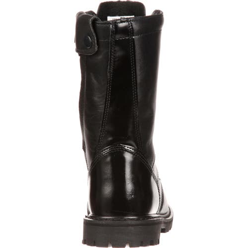 Rocky Side Zipper Jump Boot In Black