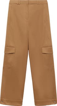 MANGO Cargo Straight Leg Pants