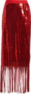 ICHI Ihmollia Sequin Fringe Skirt
