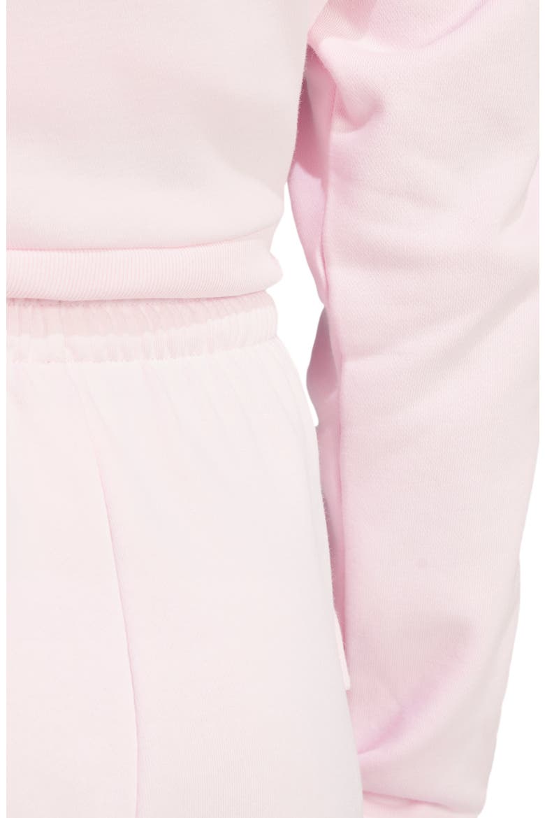 Logo Cargo Sweat Shorts, Alternate, color, CLEAR PINK/ WHITE