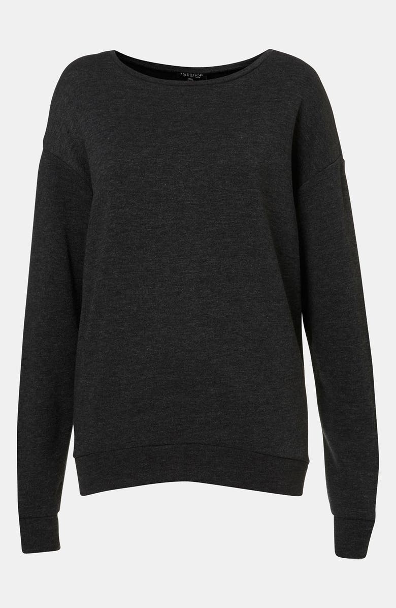 Topshop Slouchy Sweatshirt, Main, color, 